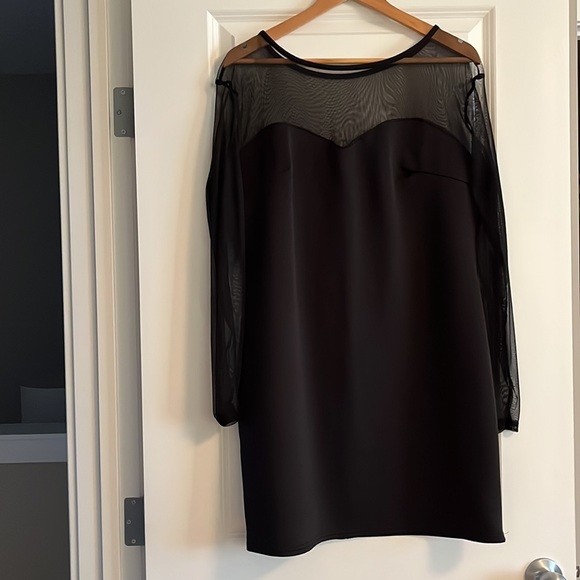 Sexy black cocktail party dress UK size 20 (US size 18) - Picture 2 of 4